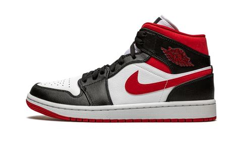 nike air jordan 1 mid rood zwart|jordan 1 lows.